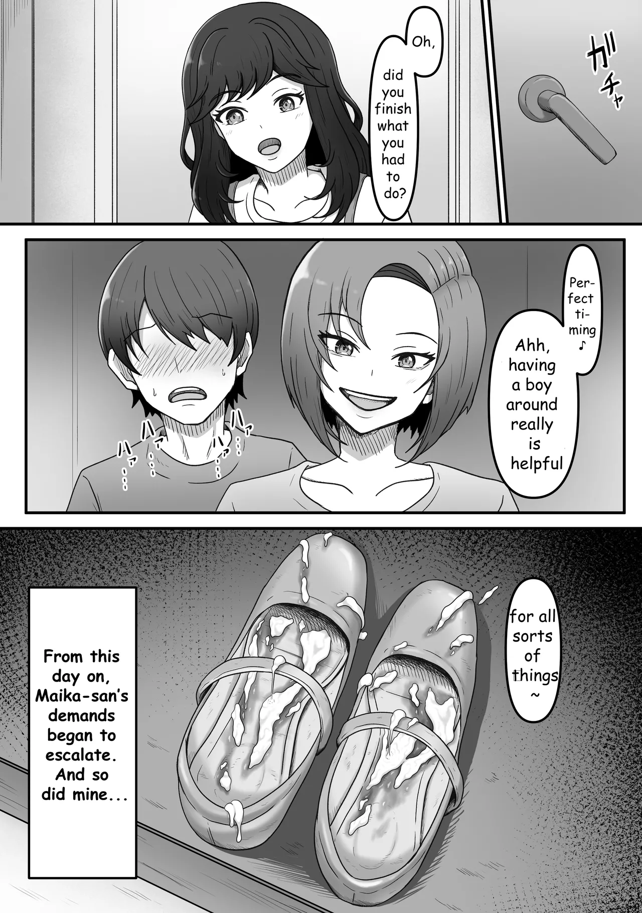 My Girlfriend's Older Sister Turned Me Into Her Masochist Foot Pet page 8 full
