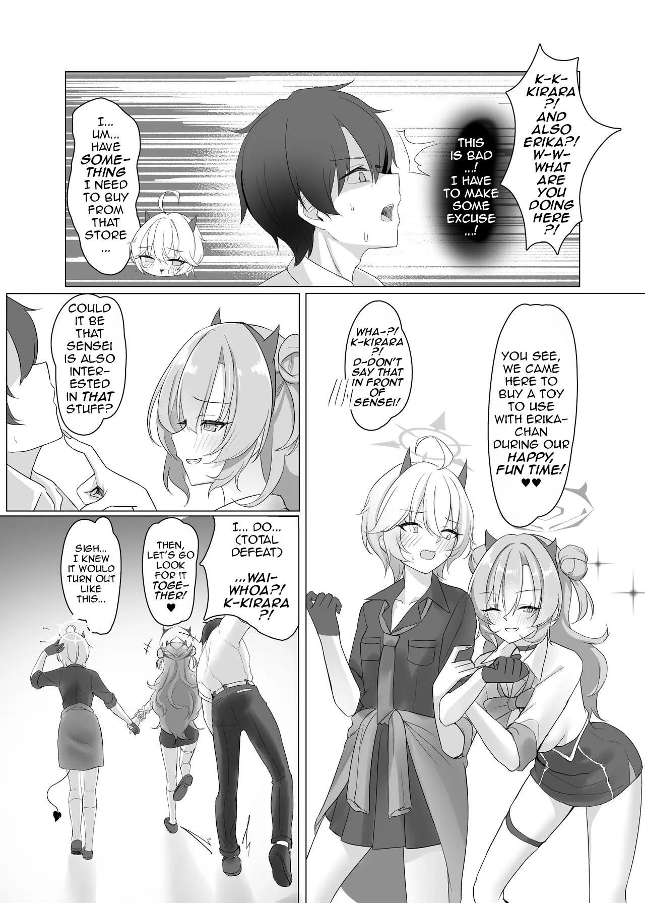 Page 3 of [Jikabi Baisen (Kazesaki Furea)] Gal to Adult Shop Itta Ato Ecchi Suru Hon | A Book About Having Sex With Gyarus After Shopping at an Adult Shop (Blue Archive) [English] [DeppoTL]