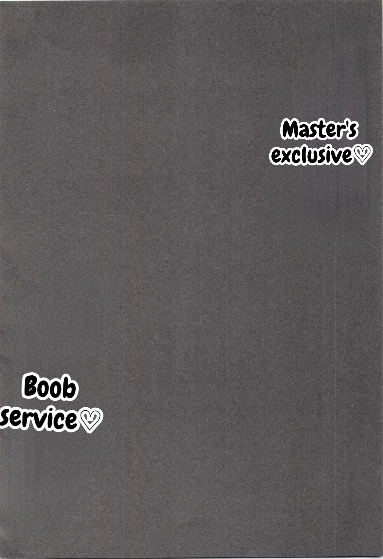 Master Senzoku Dosukebe Oppai Seishori Servant page 3 full