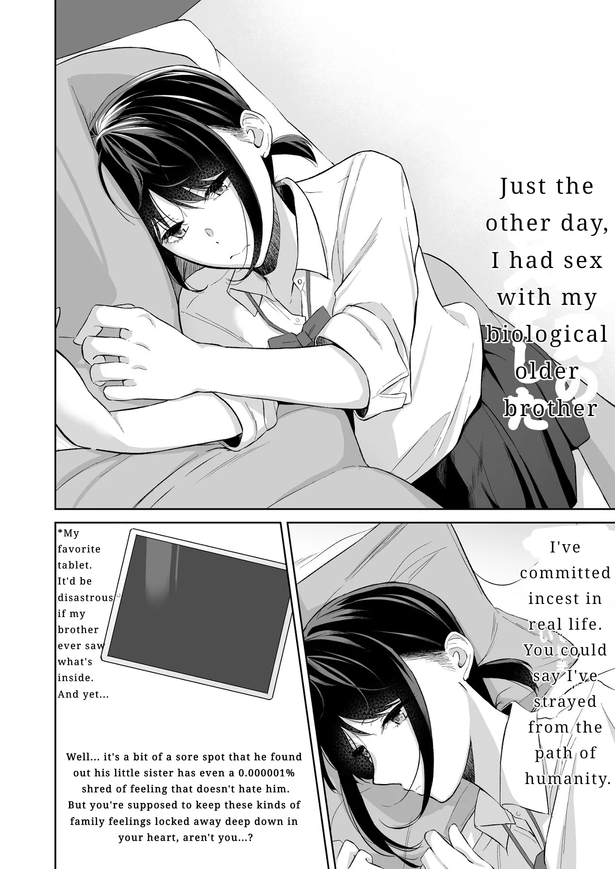 I tried hitting on my cold younger sister. Turns out she was surprisingly easy. 2 page 7 full