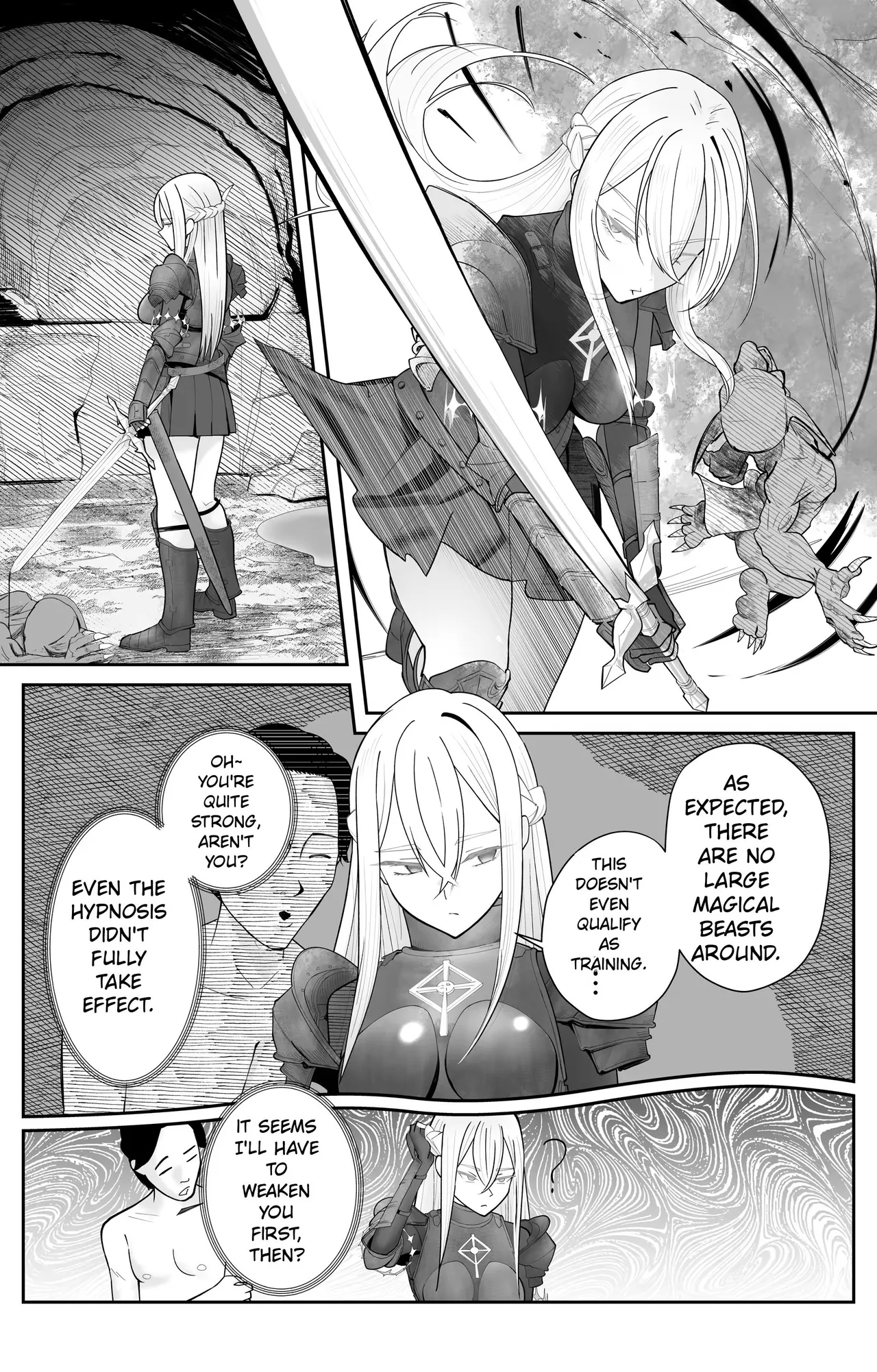 Hypnosis Nude Dungeon: There’s No Way I’d Lose page 4 full