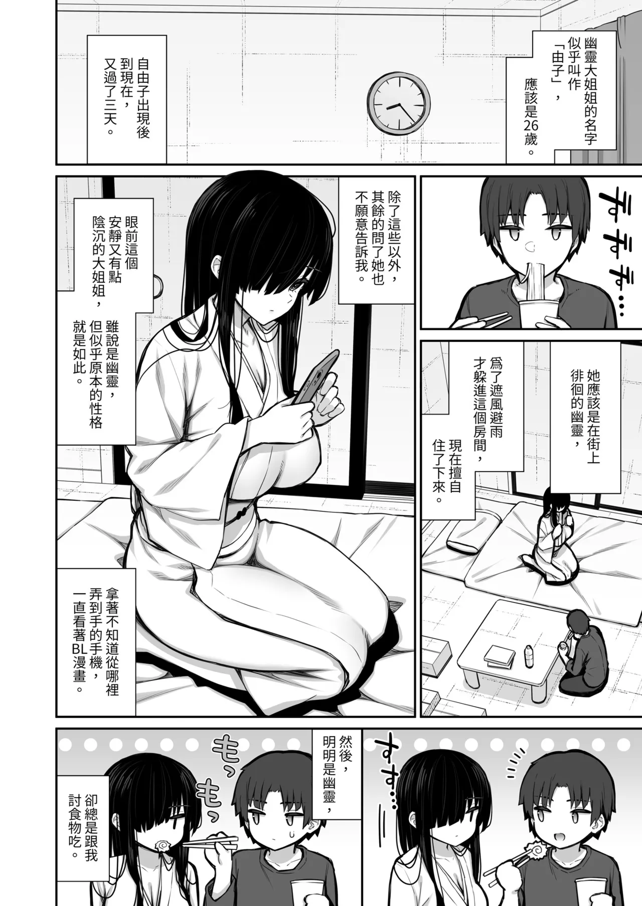 Katte ni Sumitsuiteru InCha Yuurei no Karada o Suki Katte suru Hanashi | 對不請自來的的陰沉幽靈為所欲為1 page 6 full