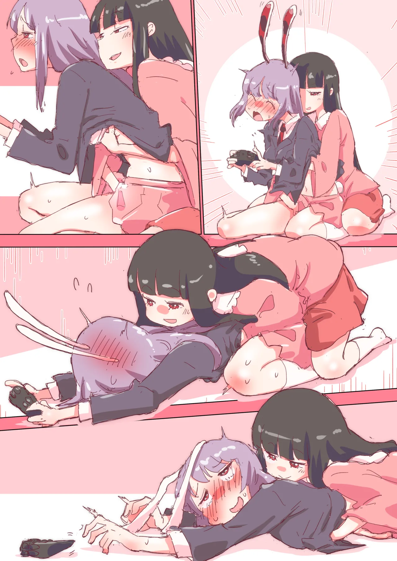 ページ漫画 #輝夜 #鈴仙 #漫画 page 6 full