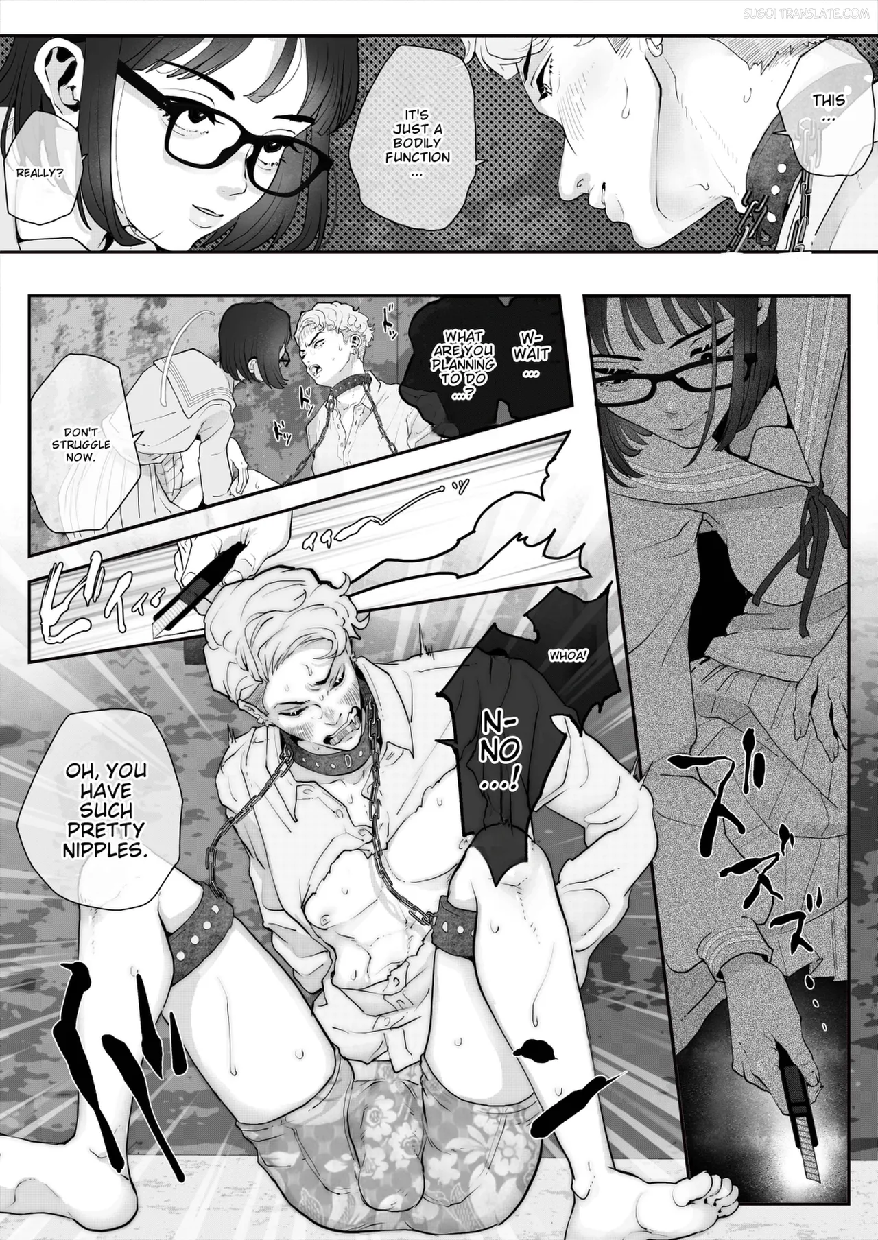 Kurasu no Furyō Yankī o Kōsoku Shite te Koki Sun Tome de Ae ga Sete Kara Kari Kubi Bun Mawashite Nan do mo Shasei Saseru 【komikkuban】 page 9 full