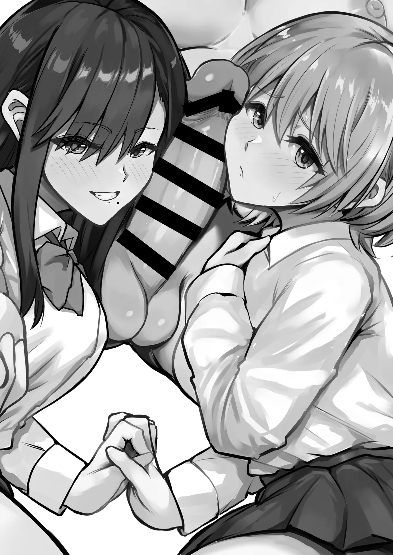 Page 2 of [Sao Otome Gakuen Kouhoubu (Fureshika)] Futanari Chinpo Netorase Yuri ~Kanojo o Jibungoto Netorase-chau~