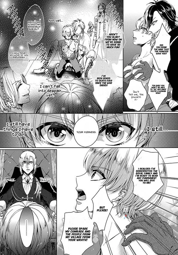 Page 23 of The Mad Prince's Distorted Love Prisoner: A Genderbent Knight Vol. 1