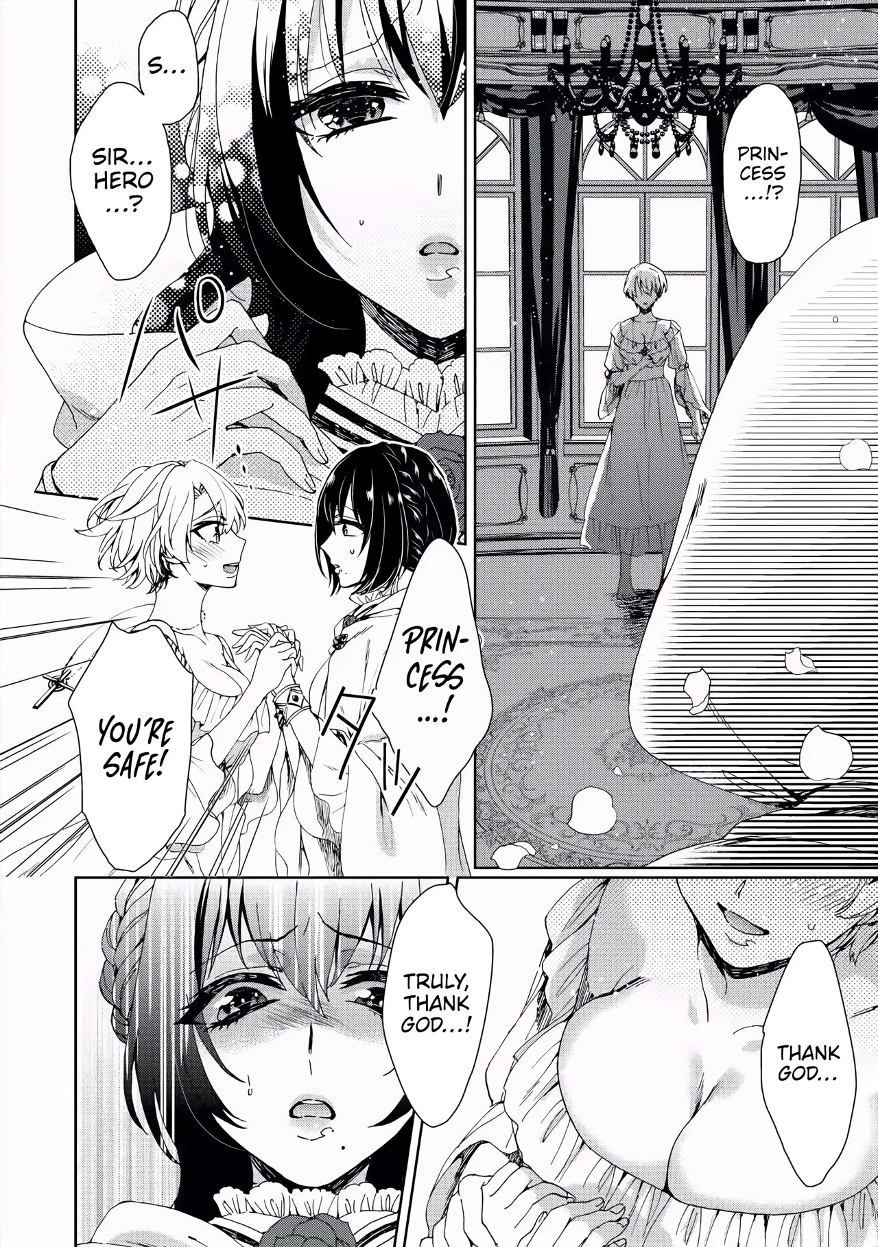 Page 64 of The Mad Prince's Distorted Love Prisoner: A Genderbent Knight Vol. 1