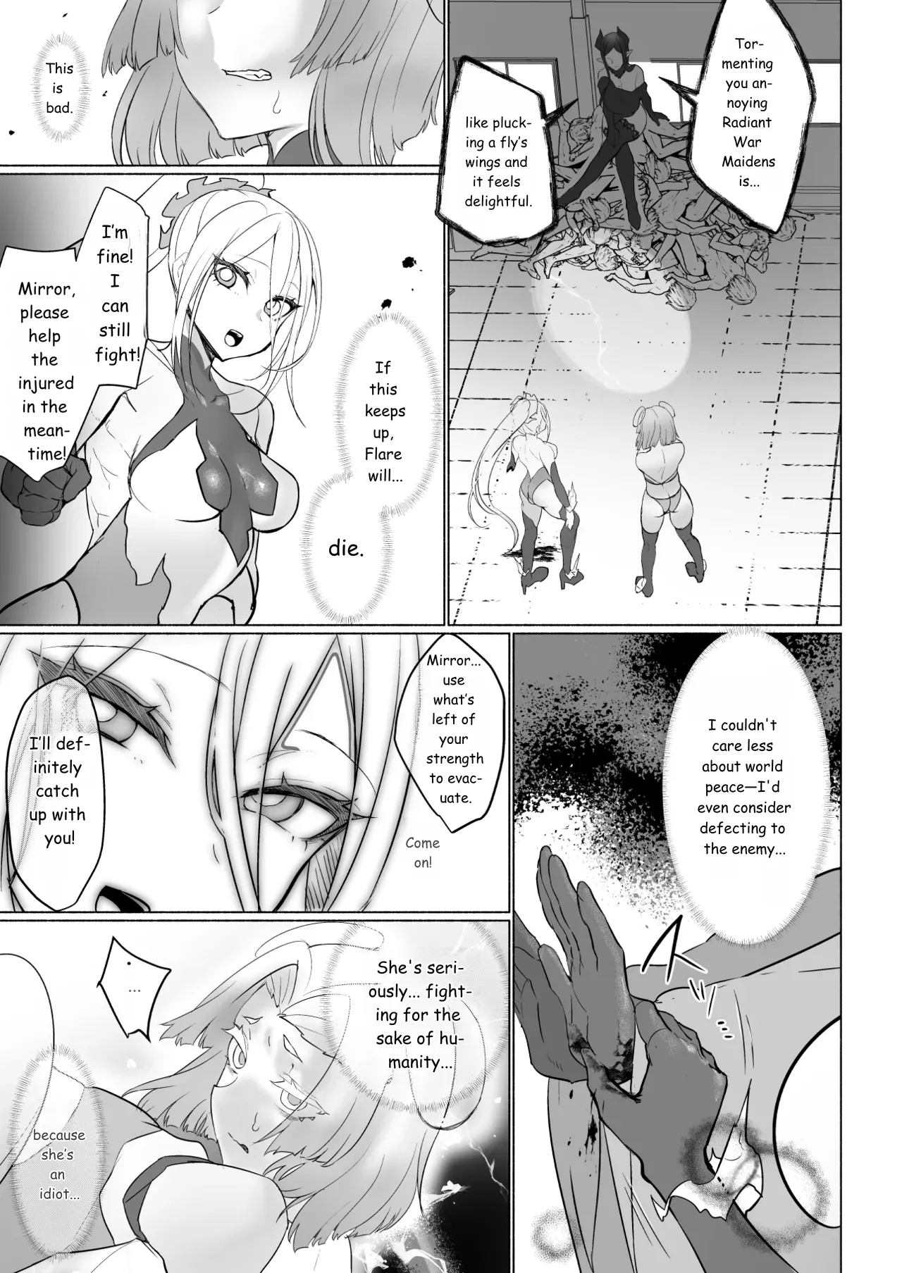 Page 5 of [Aburanabeshiki (puru)] Aku no Onna Kanbu Seigi Ochi Villian Cattle [Digital] [English] [MTL]
