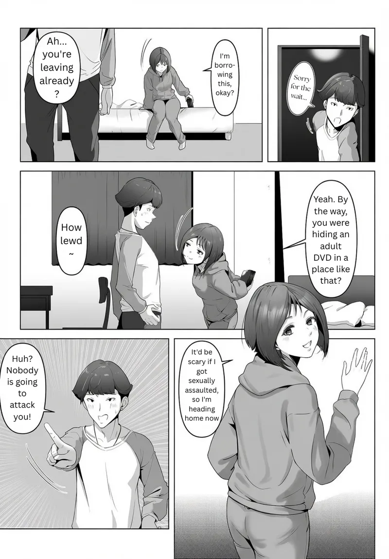 My childhood friend, right in front of my eyes... page 10 full