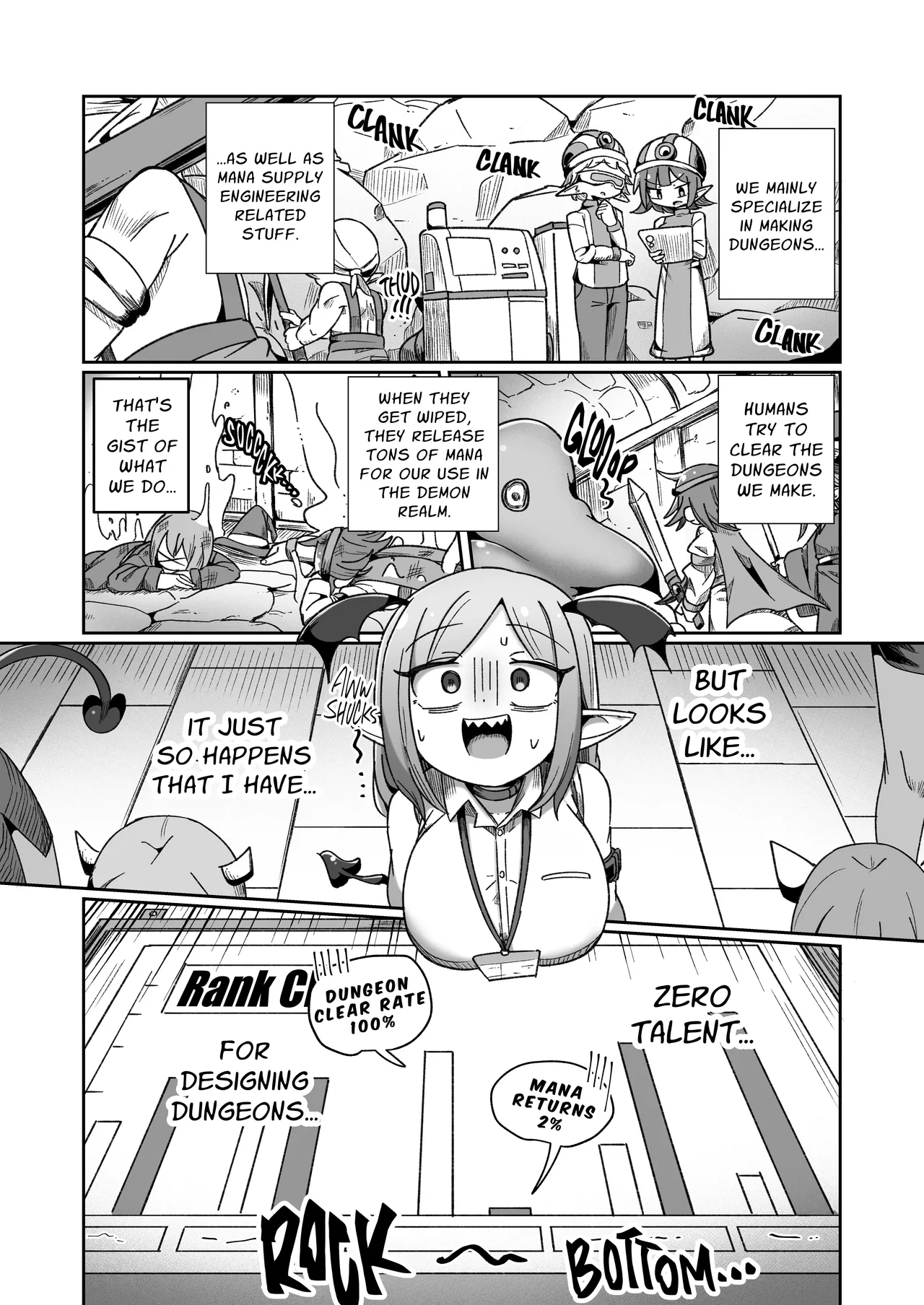 Page 4 of [Echie Kokufuku Aka (Monota)] Kaisha no Kane de Tsukutta Ero Dungeon de Soudai na Onani o Suru Monster Shain-chan | Embezzlement, Ho: Wagie Monster-chan Builds Her Very Own Goon Cave Dungeon [English] [grimalkin]