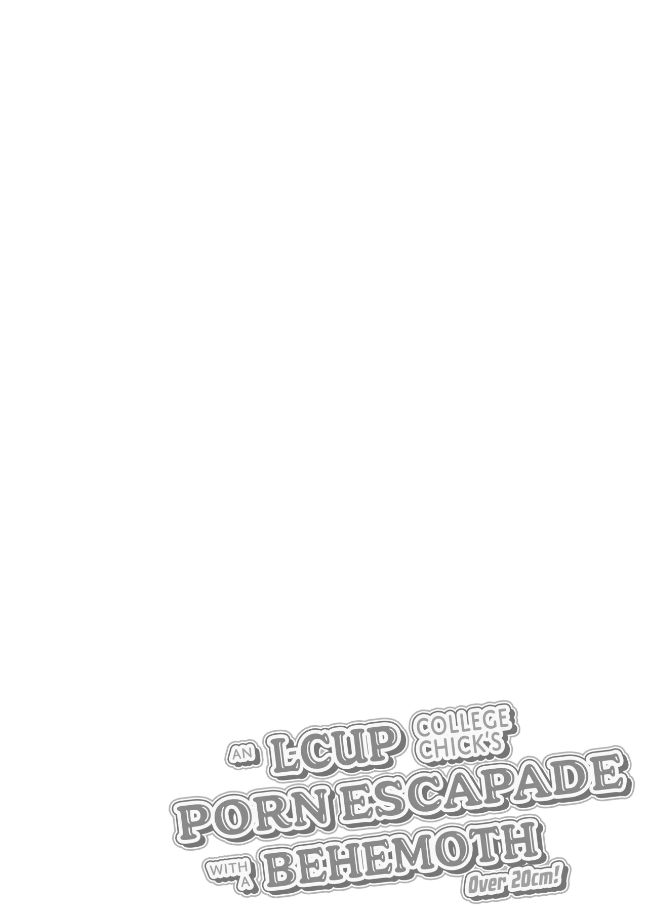 L-Cup Joshidaisei 20cm Chou Dekachin de Doujin AV Debut ~Paizuri Hole de Asobo Hen~ | An L-Cup College Chick's Porn Escapade with a Behemoth - Paizuri Time page 2 full