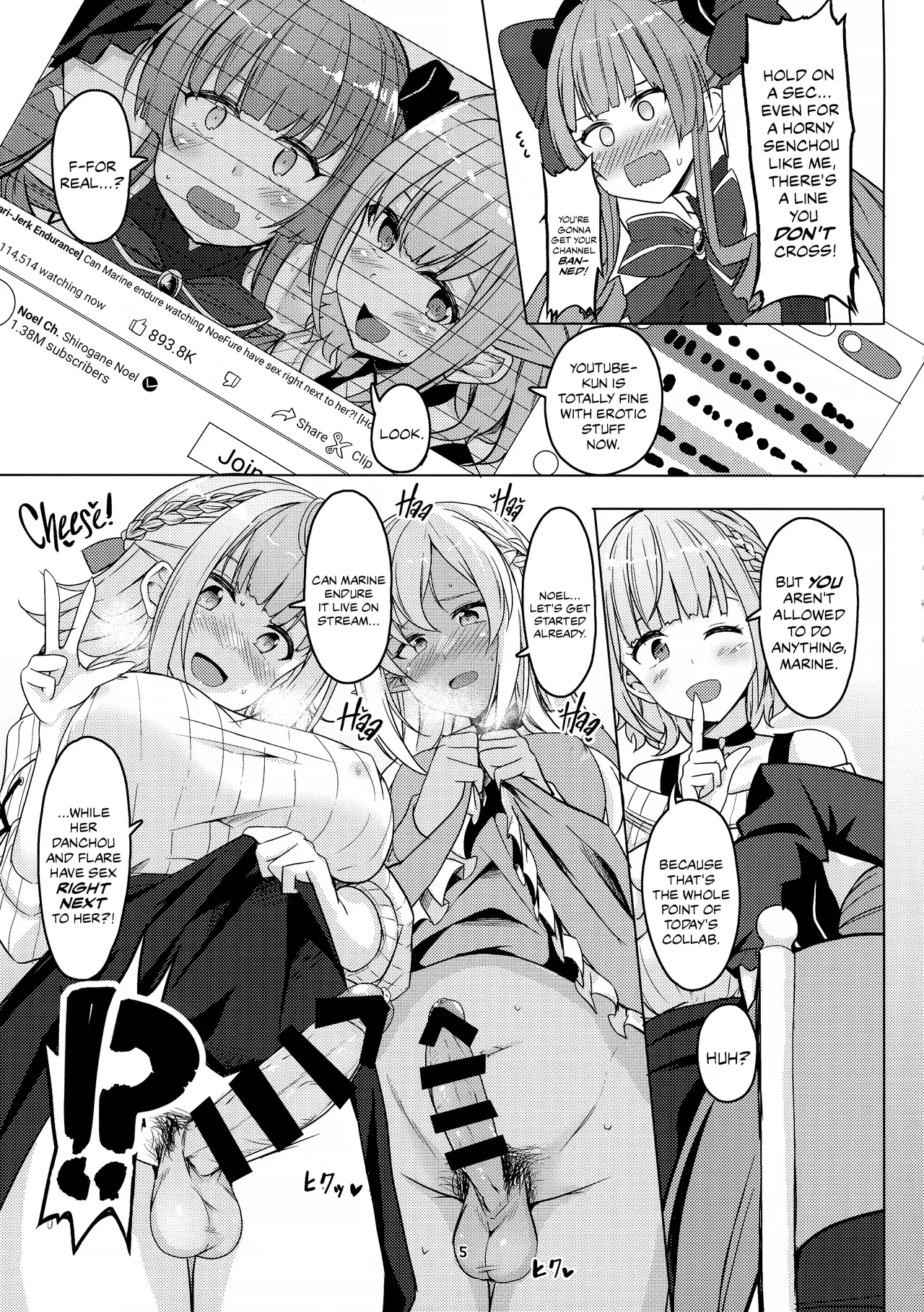 Onee-san gumi de muramura gaman | The Older Sister Group's Horny Endurance Test page 5 full