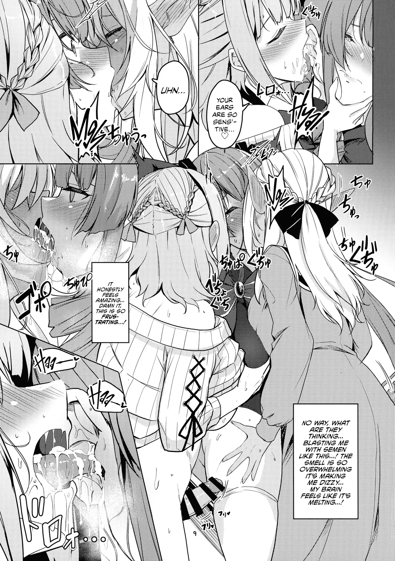 Onee-san gumi de muramura gaman | The Older Sister Group's Horny Endurance Test page 9 full