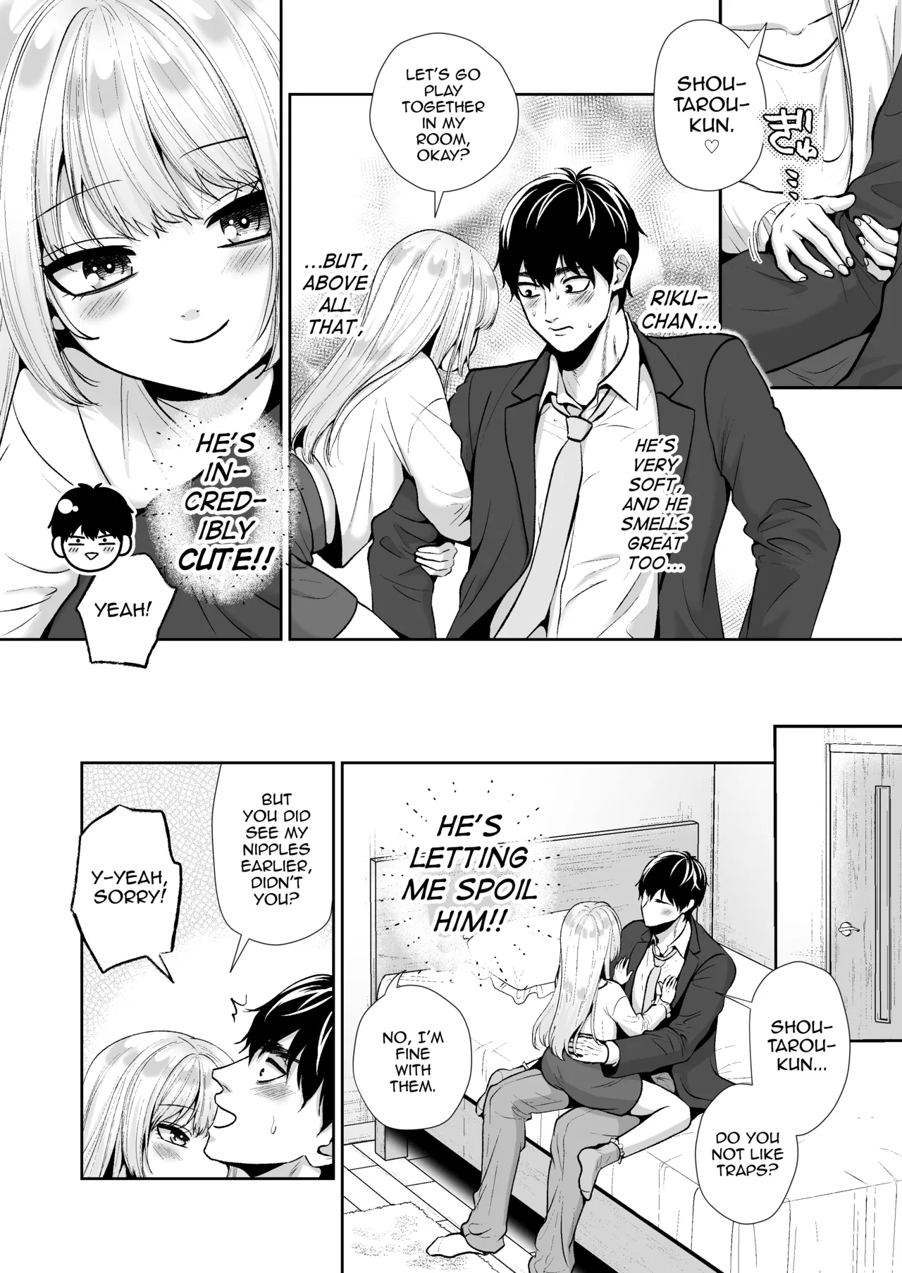 Moratta Otouto-kun wa Zako Chikubi no Otoko no Ko deshita page 7 full