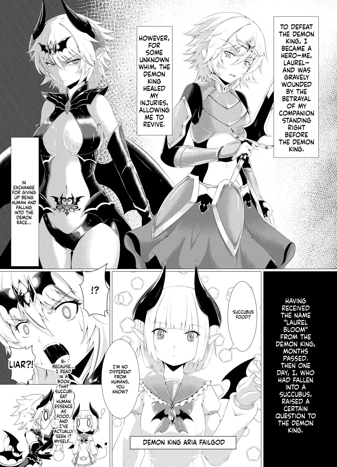 Page 2 of [Daraku Shoukai (Kuzuha Pote)] LAUReL-Makuai- Laurel Hajimete no Sakusei [English] [SCANMTL]