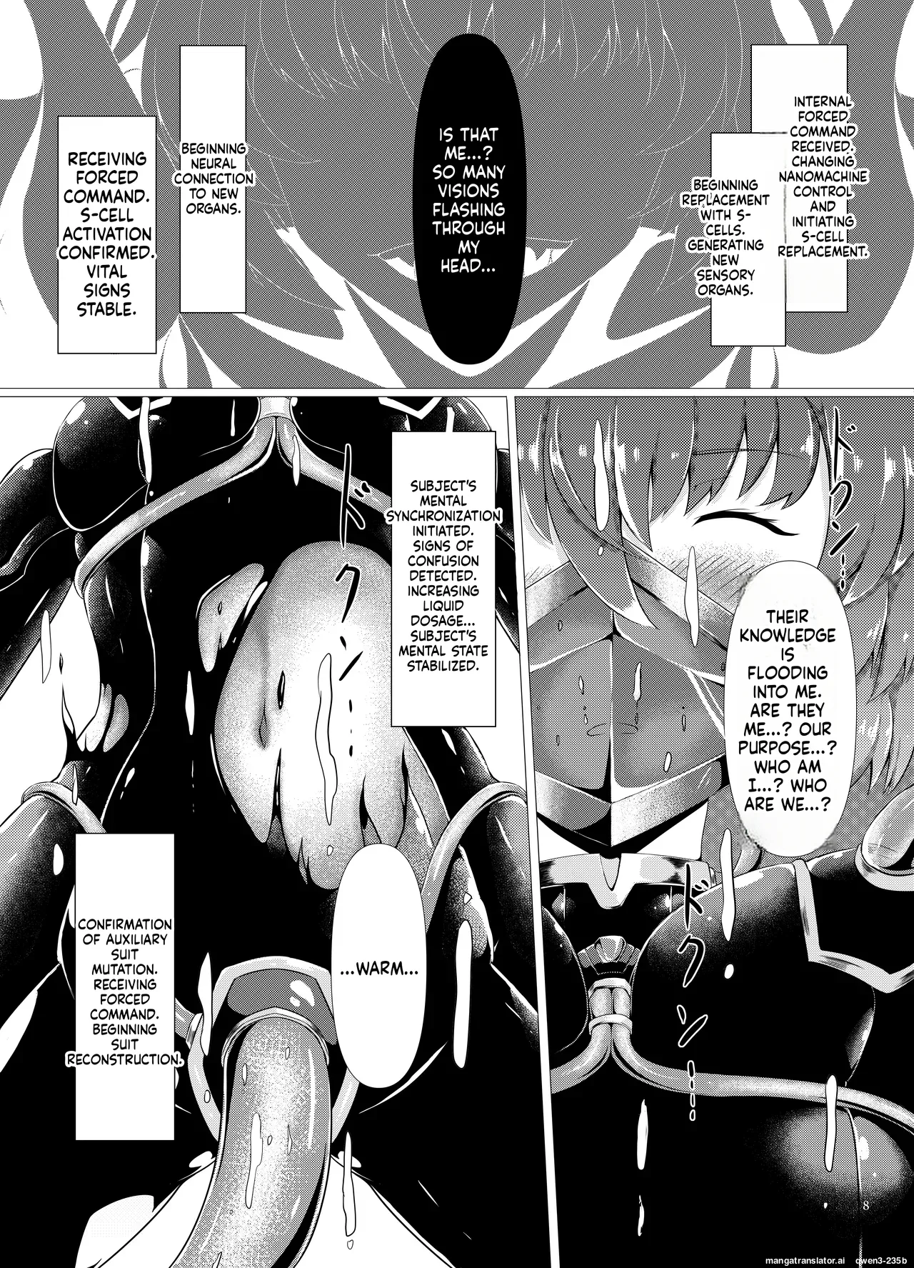 Page 9 of [Daraku Shoukai (Kuzuha Pote)] Jinzou Inma [English] [SCANMTL] [Digital]