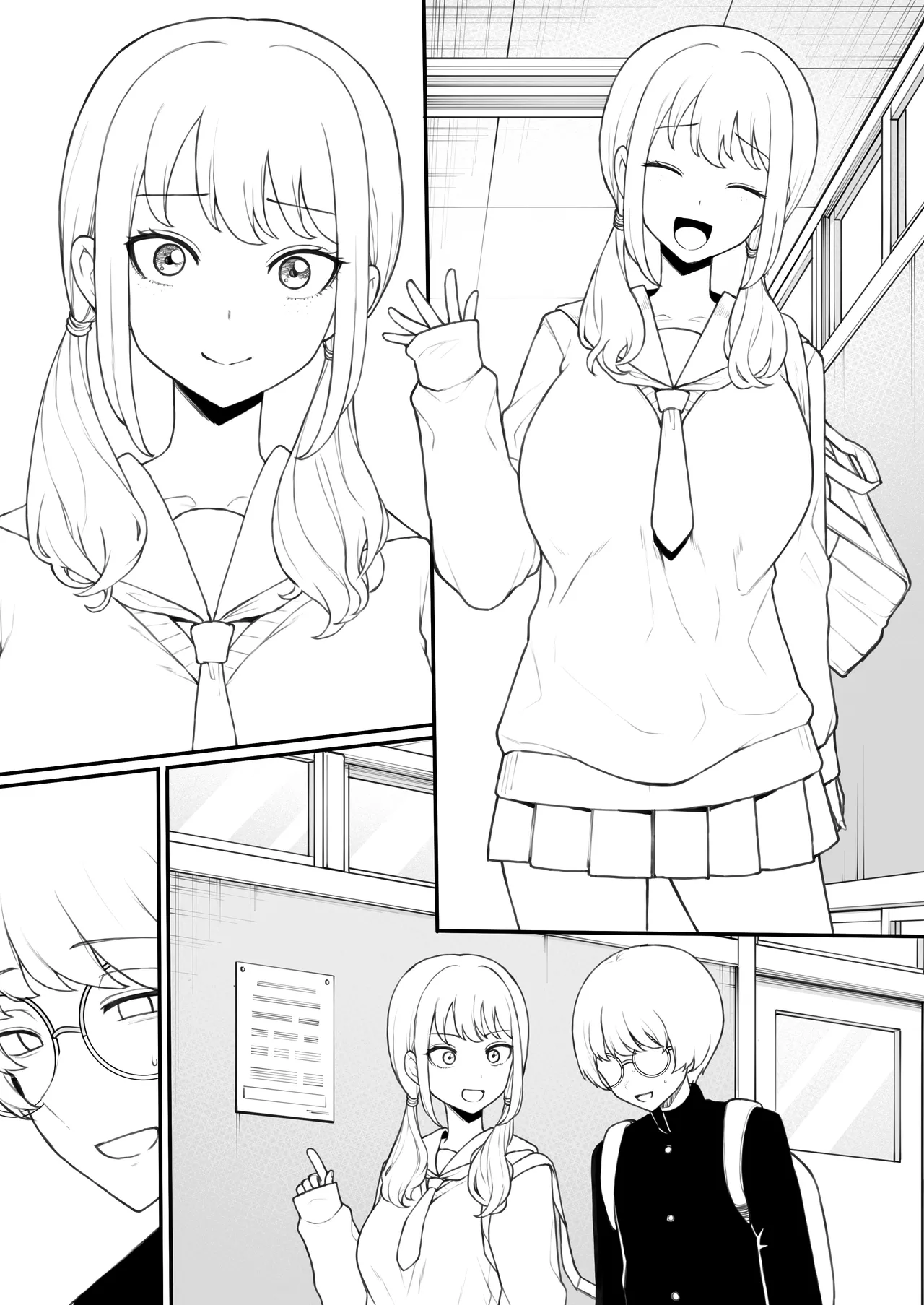Boyish Sisters Fall in Love with Dick Part 1-3 page 45 full