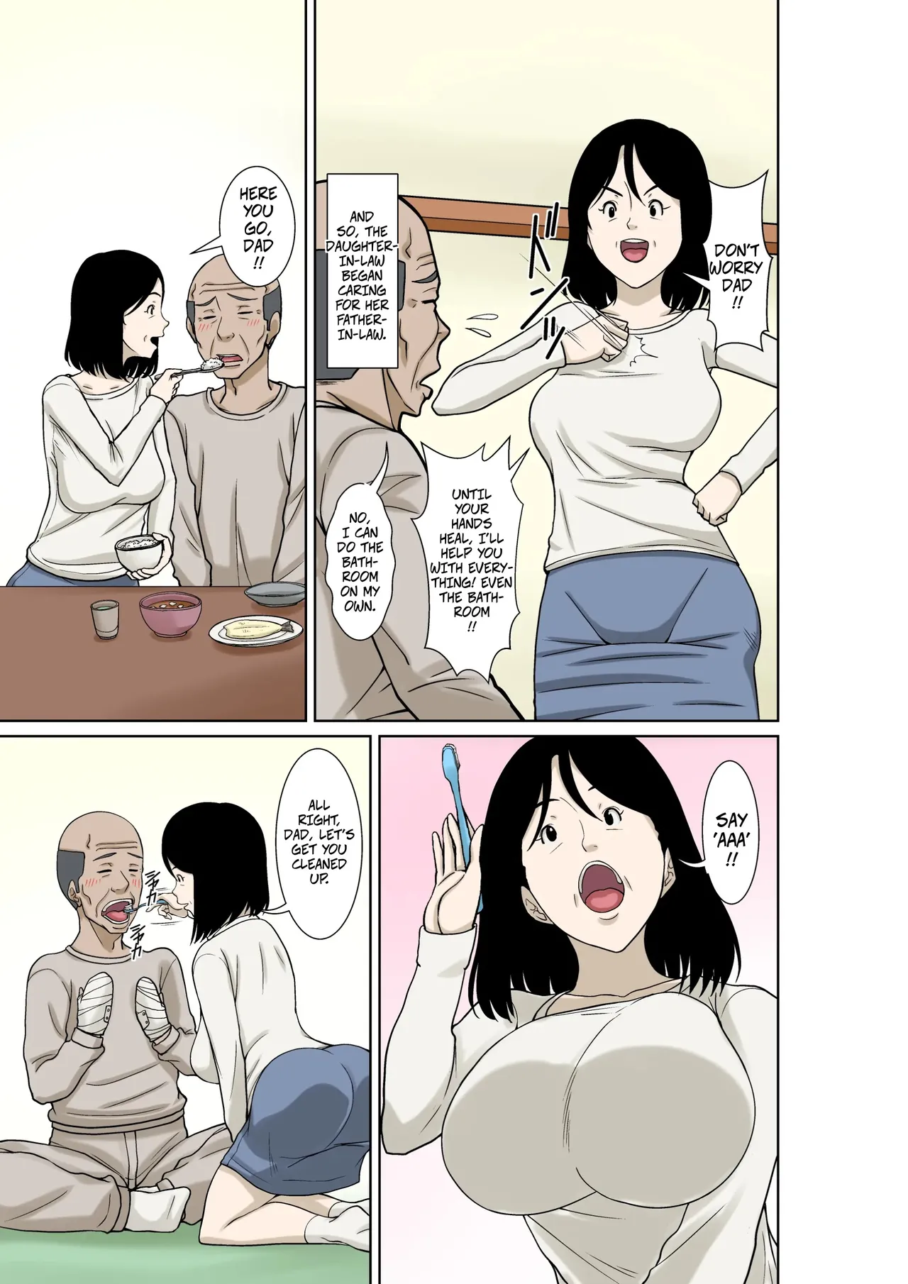My Father-in-law Broke His Hands, So I'll Take Care of Him! page 7 full