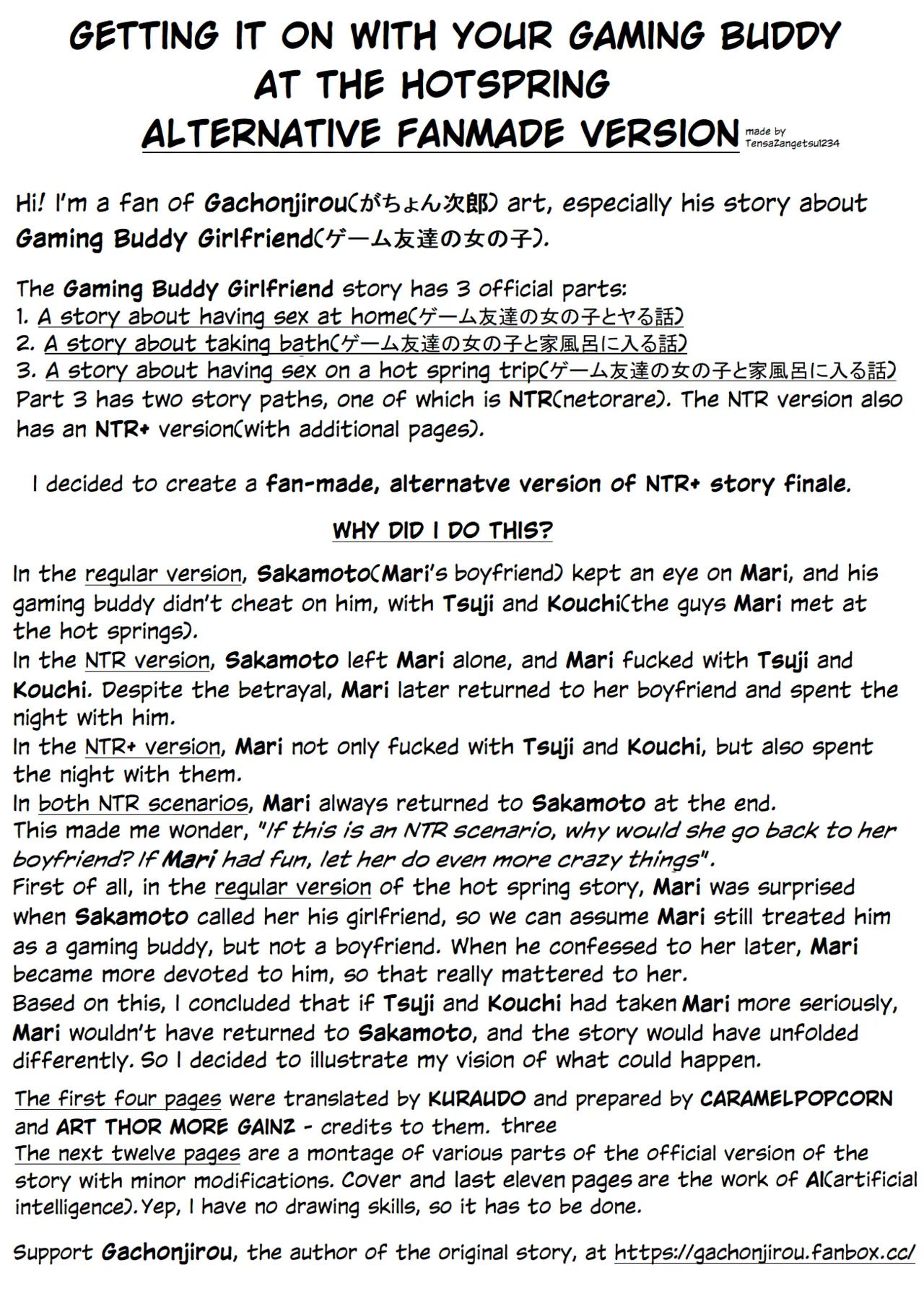 Game Tomodachi no Onnanoko to Onsen Ryokou de Yaru Hanashi NTR+ ALTERNATIVE FANMADE VERSION page 2 full