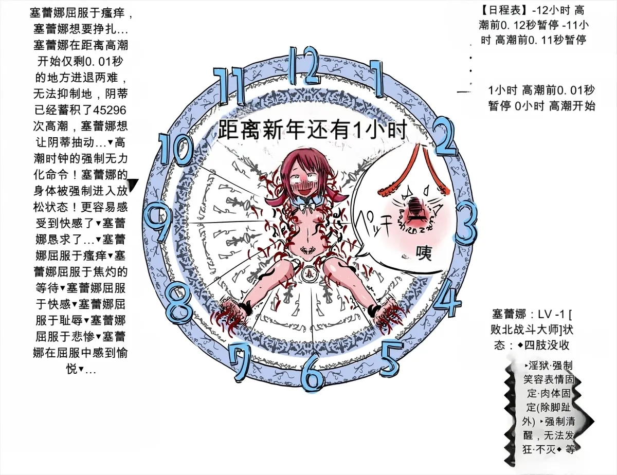 新年カウントダウン絶頂時計の刑【机翻自用】 page 2 full