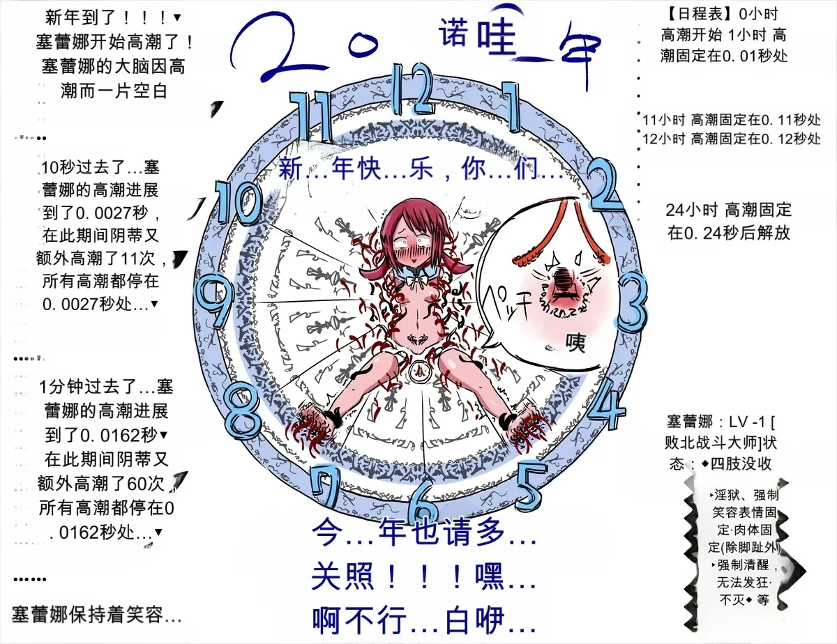新年カウントダウン絶頂時計の刑【机翻自用】 page 3 full
