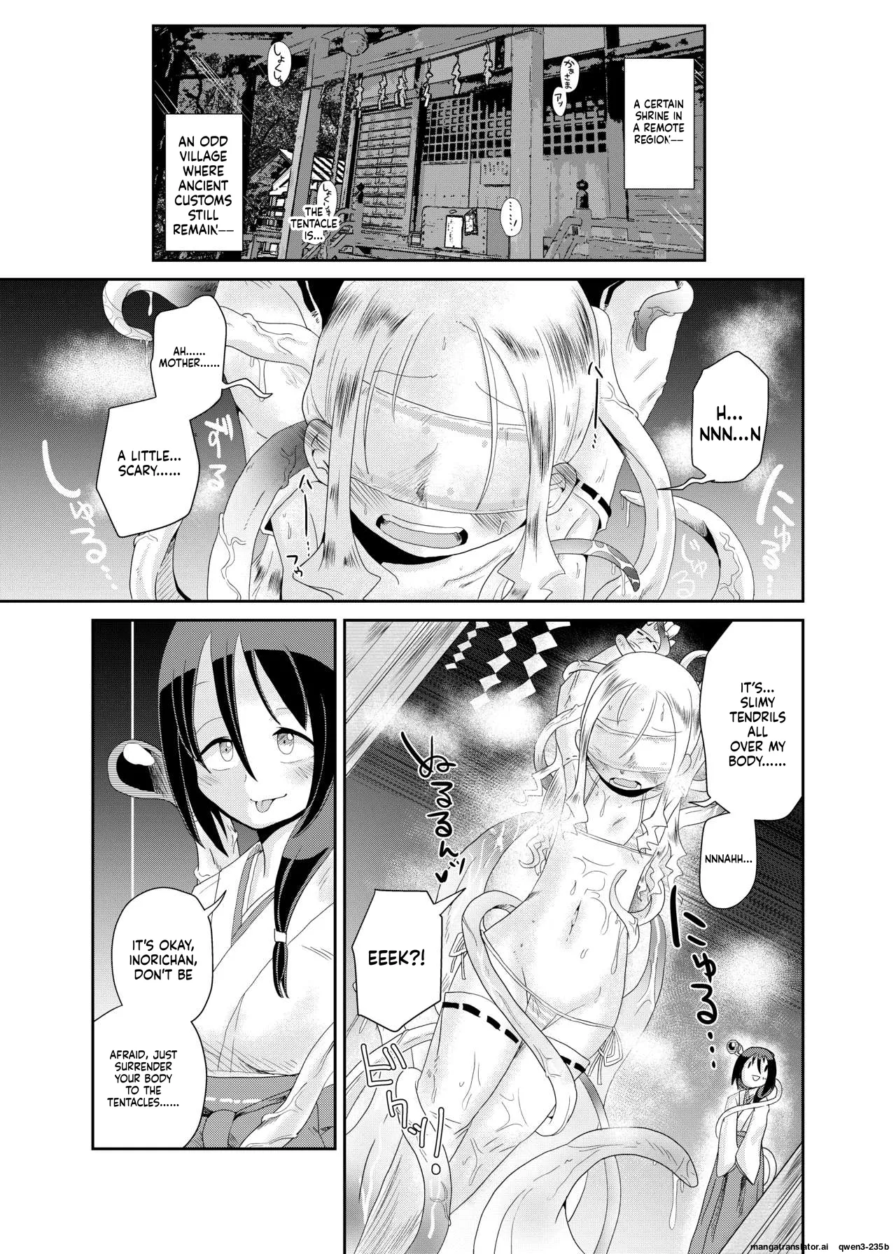 Shokushu No Koibito, Inori To Ai. | Tentacle Lover, Inori and Ai. page 3 full