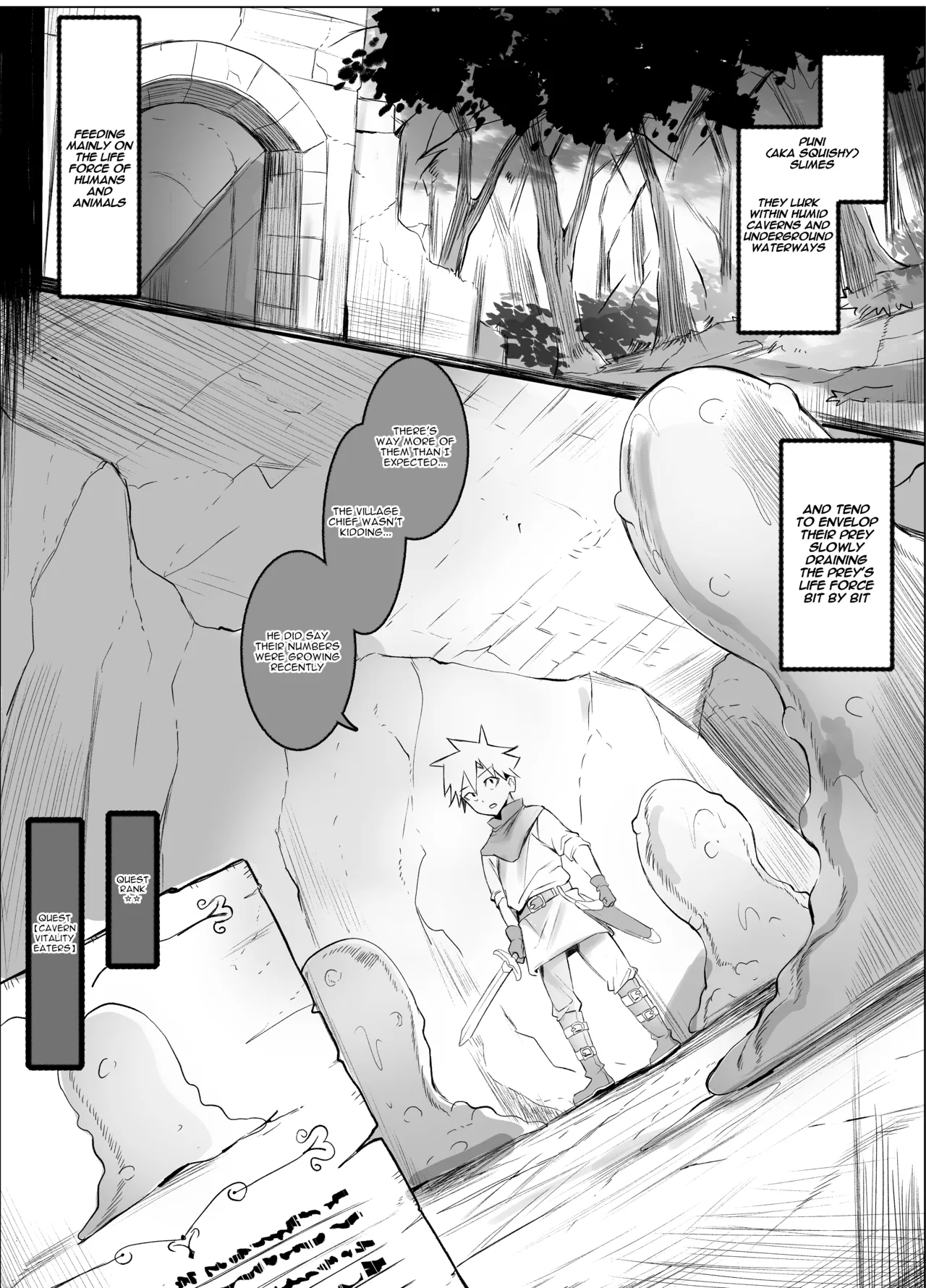 Dosukebe Slime Mama ga Arawareta! | A Super-Perverted Slime Mommy Has Appeared! page 2 full