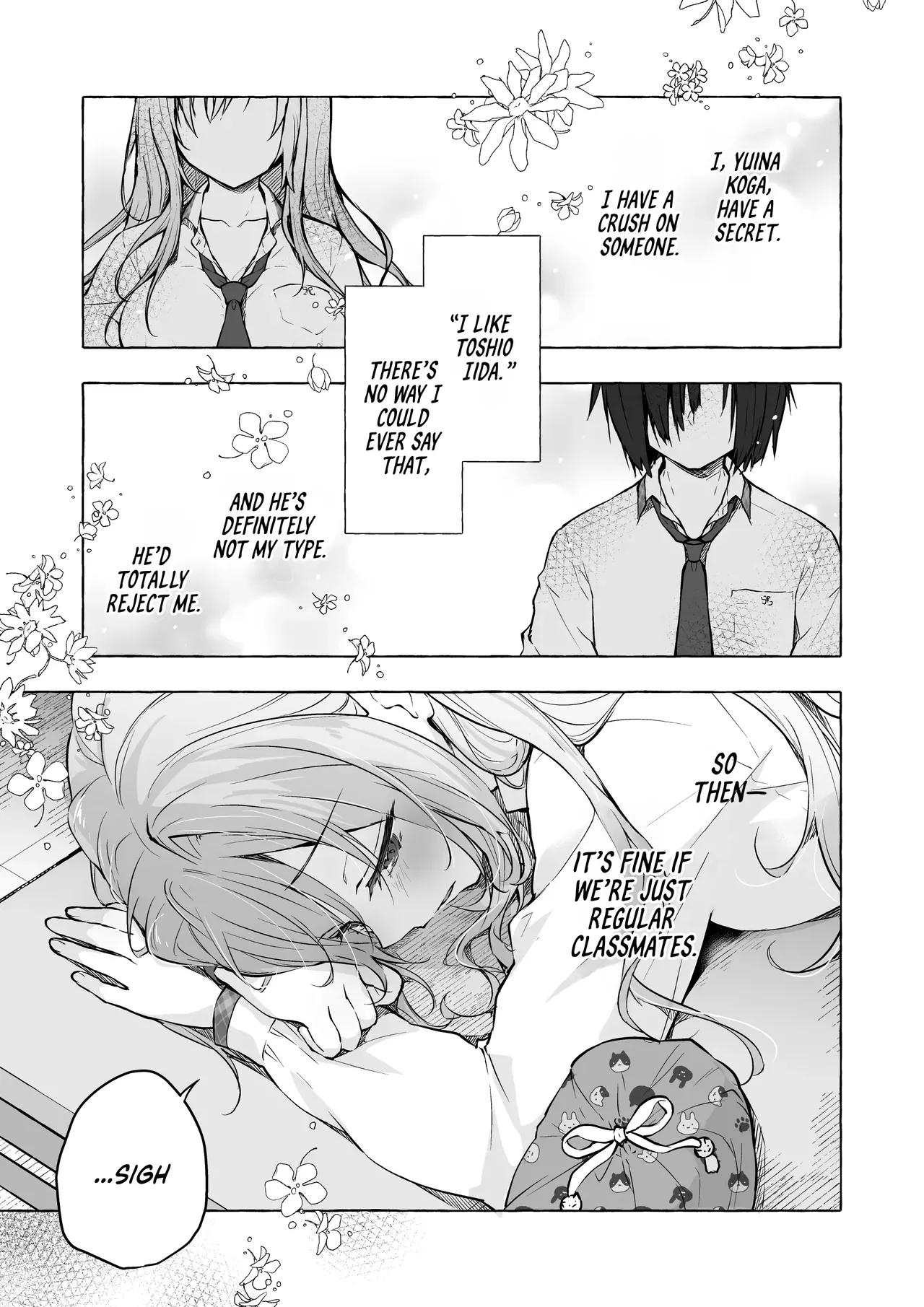 Gal Yuina-chan to Ecchi 4 -Kataomoi no Kanojo ga Boku ni Sekimen!?- | Sex with the Gyaru Yuina-chan 4 -My crush is blushing because of me!?- page 4 full