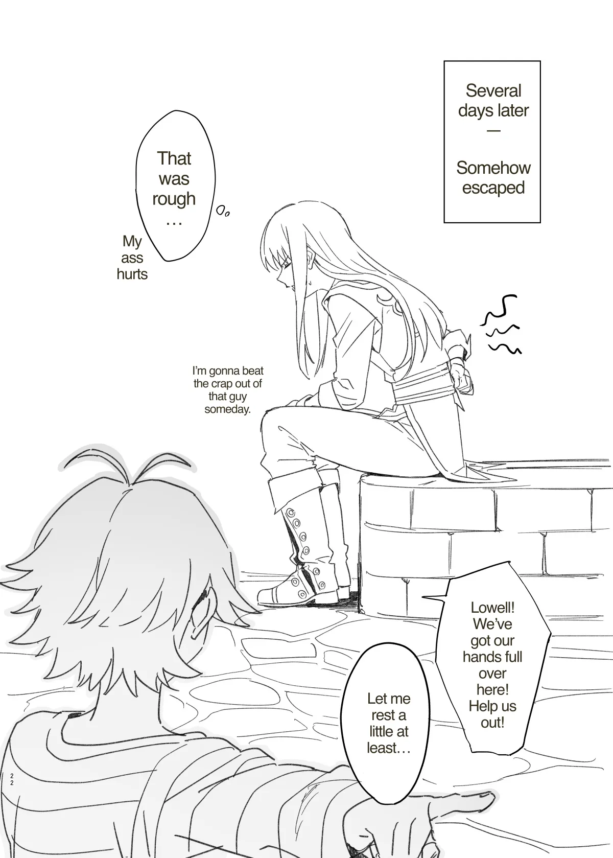 Roommate ni Nattashi Nakayoku Shiyou ne | We're cellmates now, so let's get along, okay? page 21 full