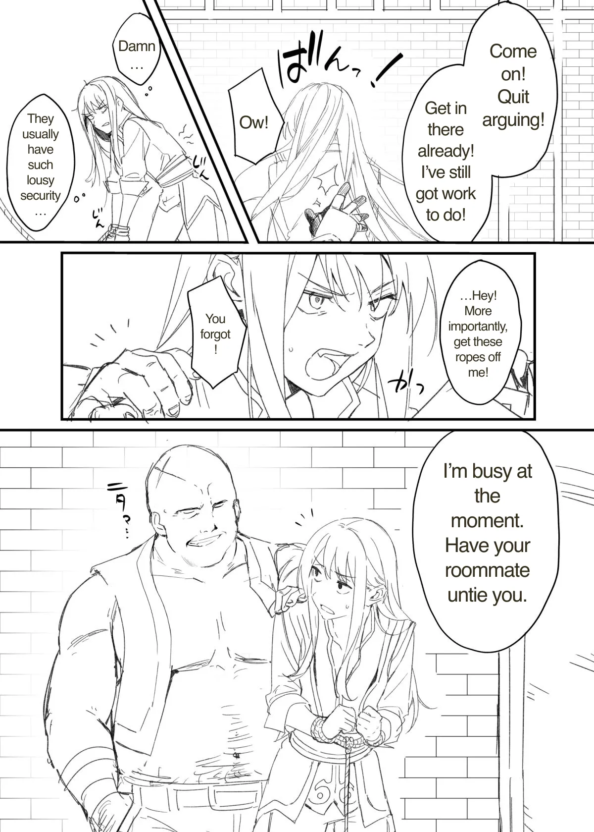 Roommate ni Nattashi Nakayoku Shiyou ne | We're cellmates now, so let's get along, okay? page 4 full
