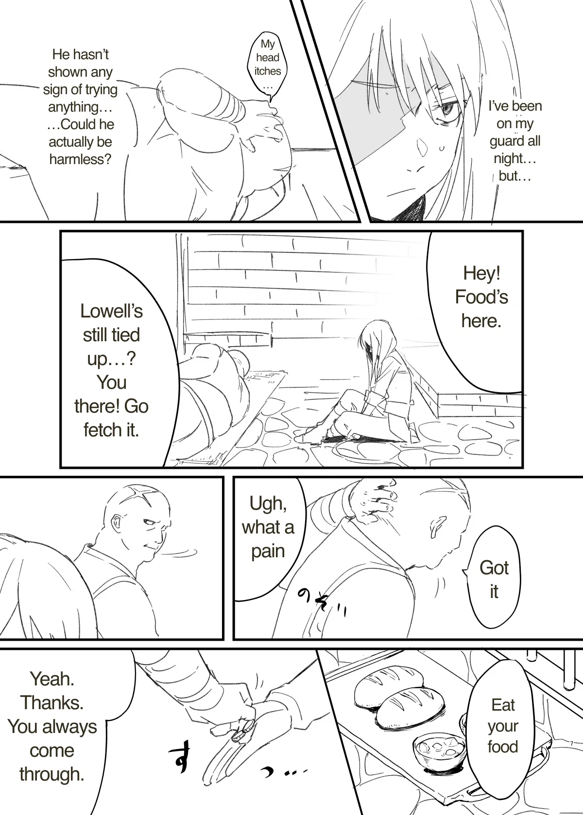 Roommate ni Nattashi Nakayoku Shiyou ne | We're cellmates now, so let's get along, okay? page 6 full