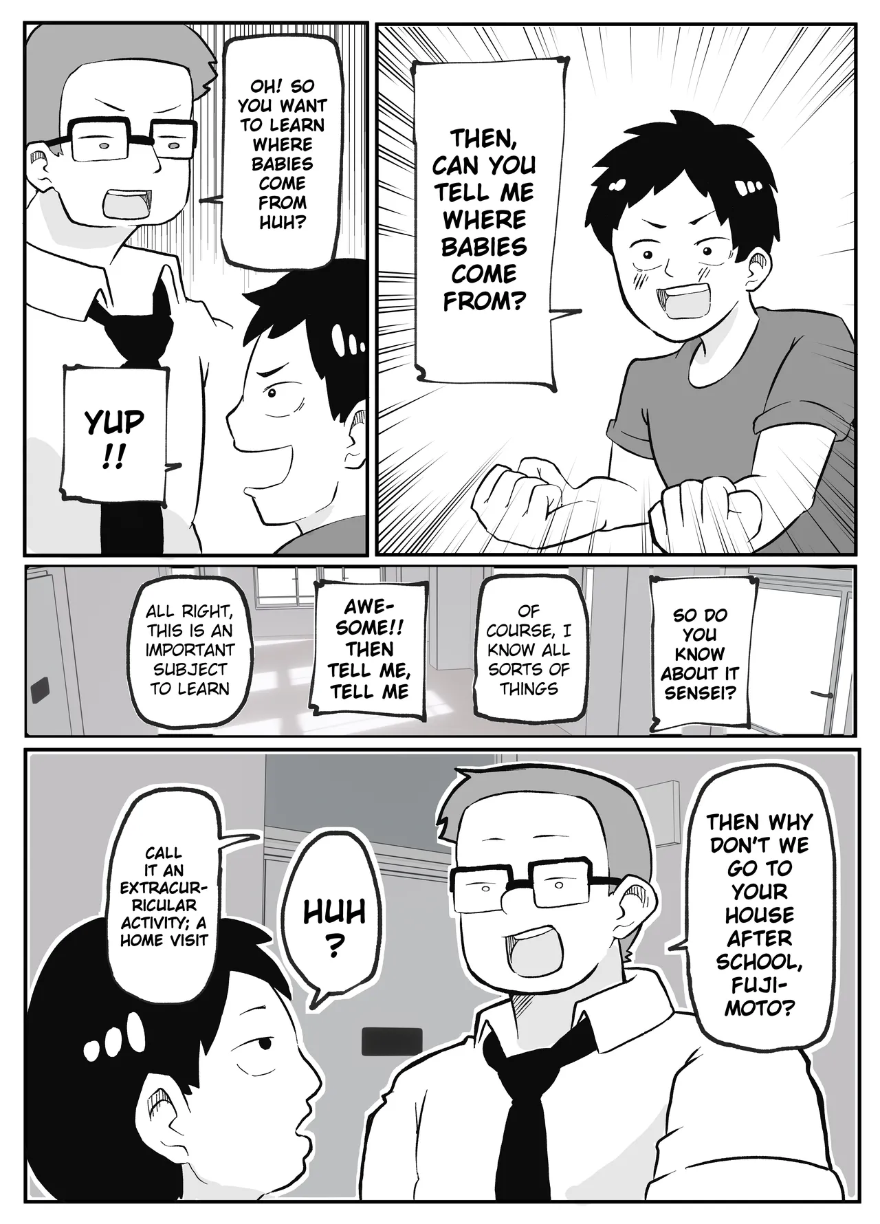 Sensei's Extra Lessons ~How Babies are Made~ page 4 full