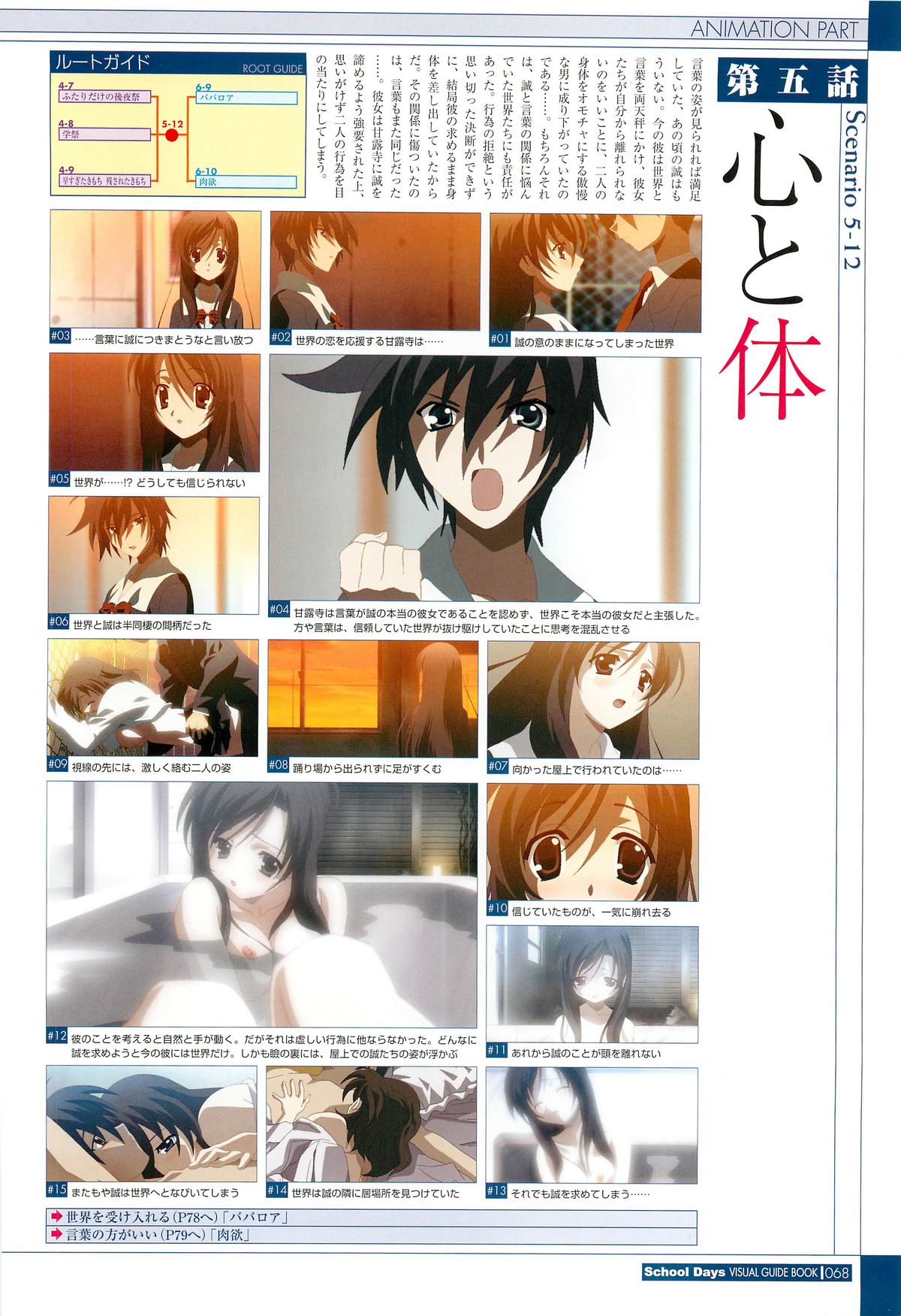 School Days Visual Guide Book - Page 70