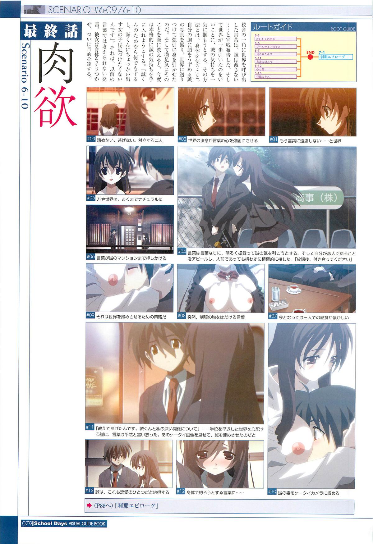 School Days Visual Guide Book - Page 81